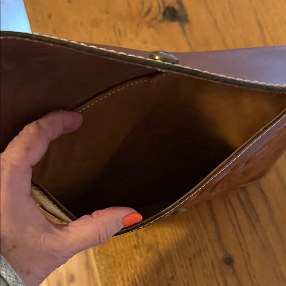 Patricia Nash Embossed Leather Clutch - Picture 3 of 4